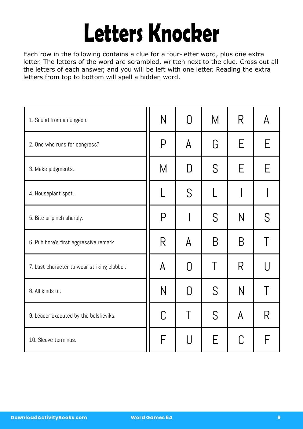 Numbers Fill In in Adults Activities 24