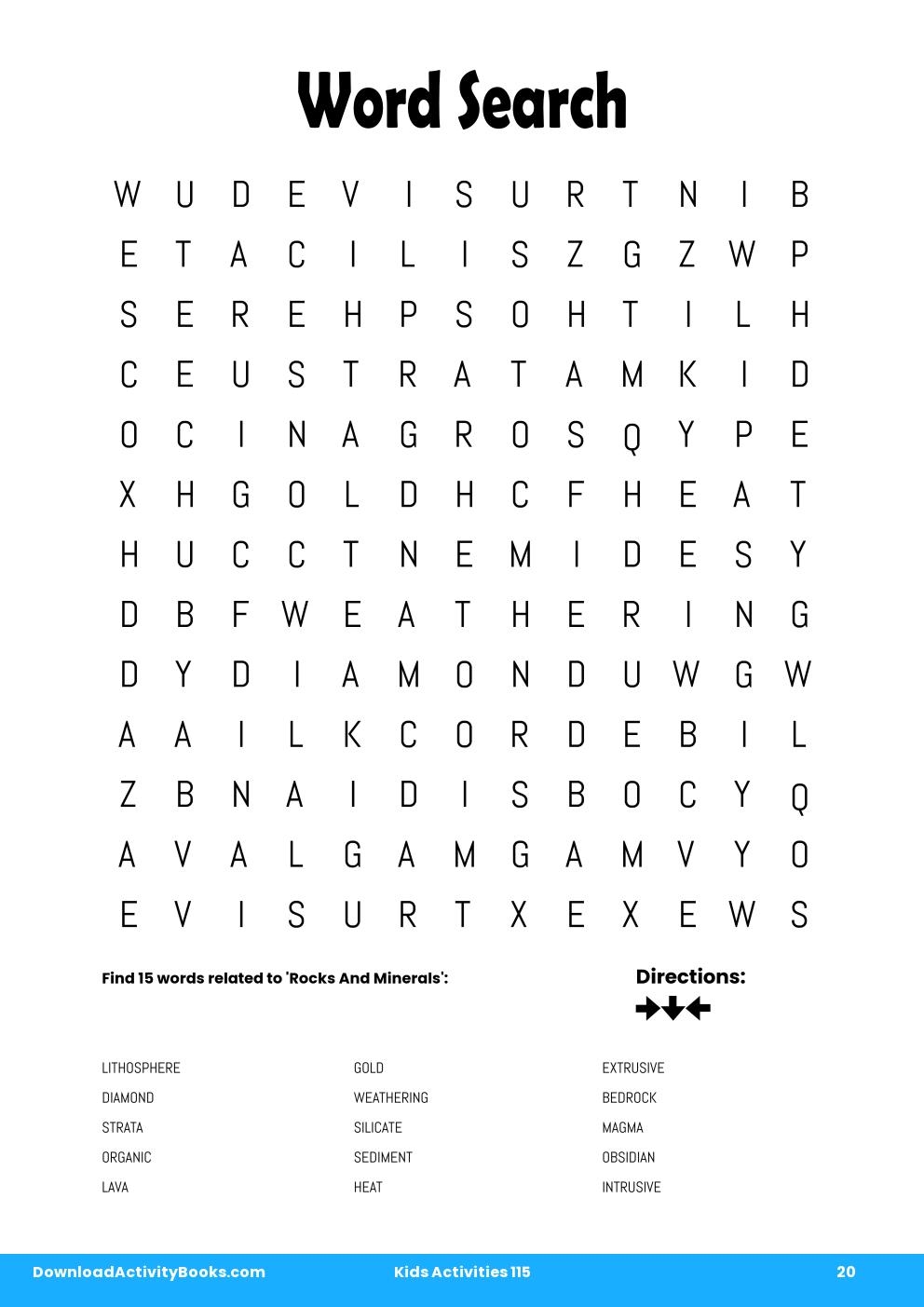 Word Search in Kids Activities 115