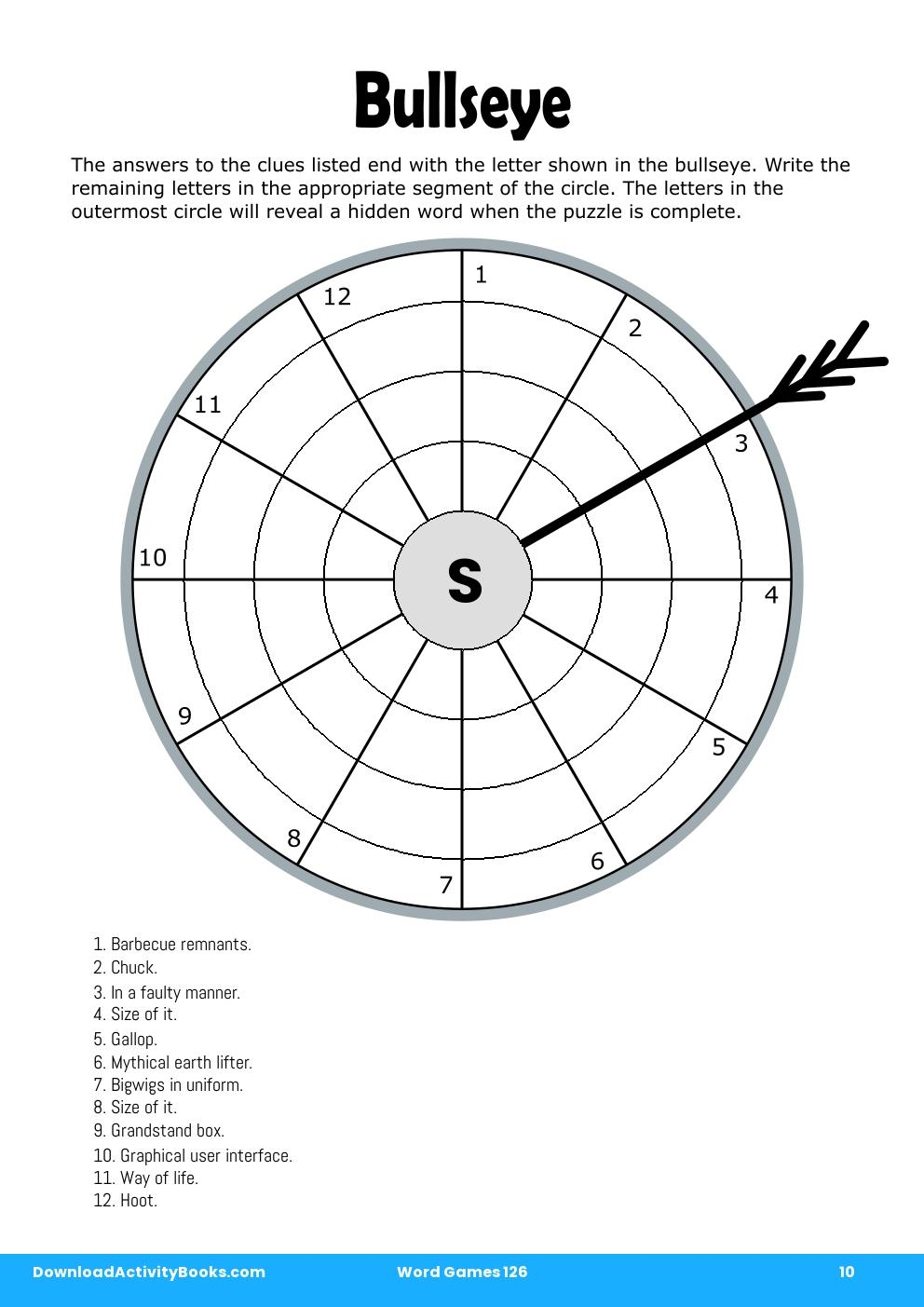 Bullseye in Word Games 126