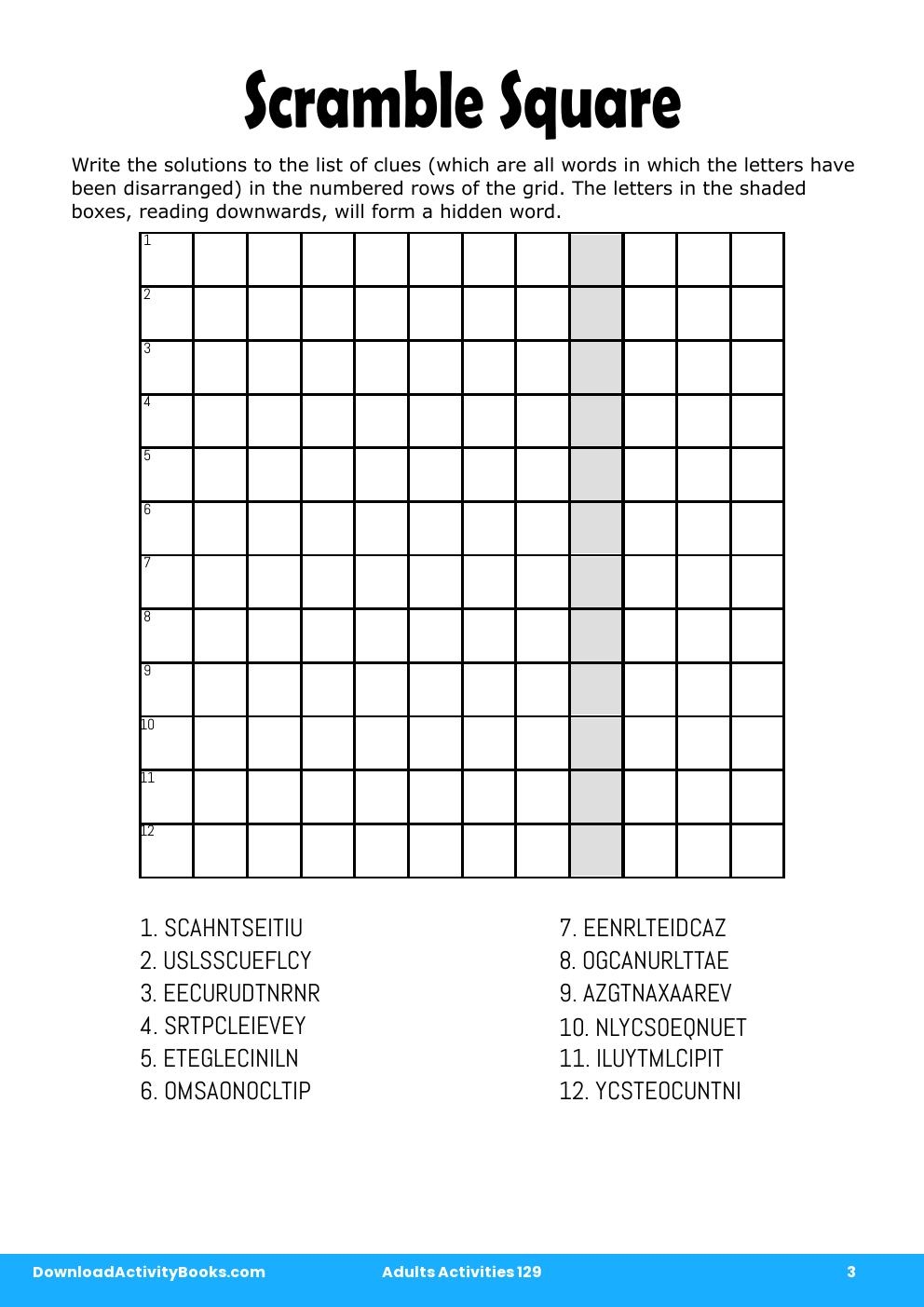 Scramble Square in Adults Activities 129