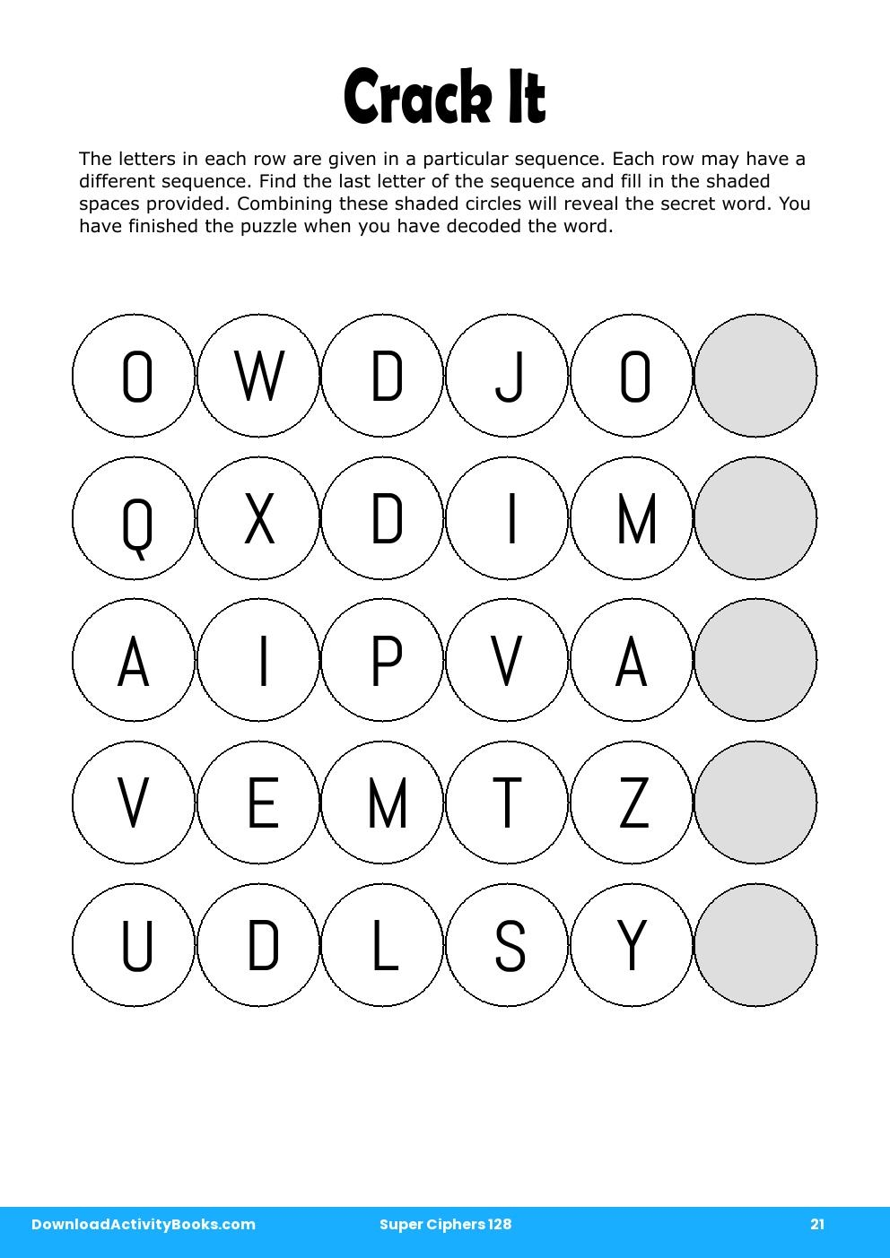 Crack It in Super Ciphers 128