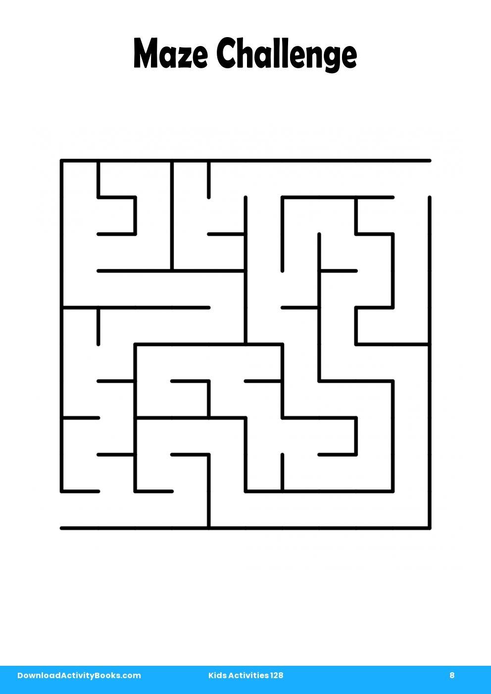 Maze Challenge in Kids Activities 128