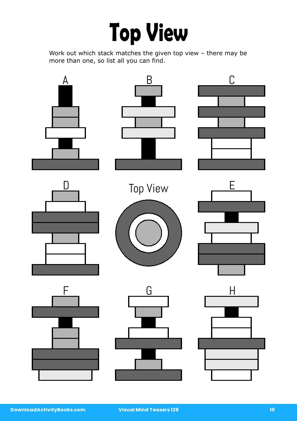 Top View in Visual Mind Teasers 129