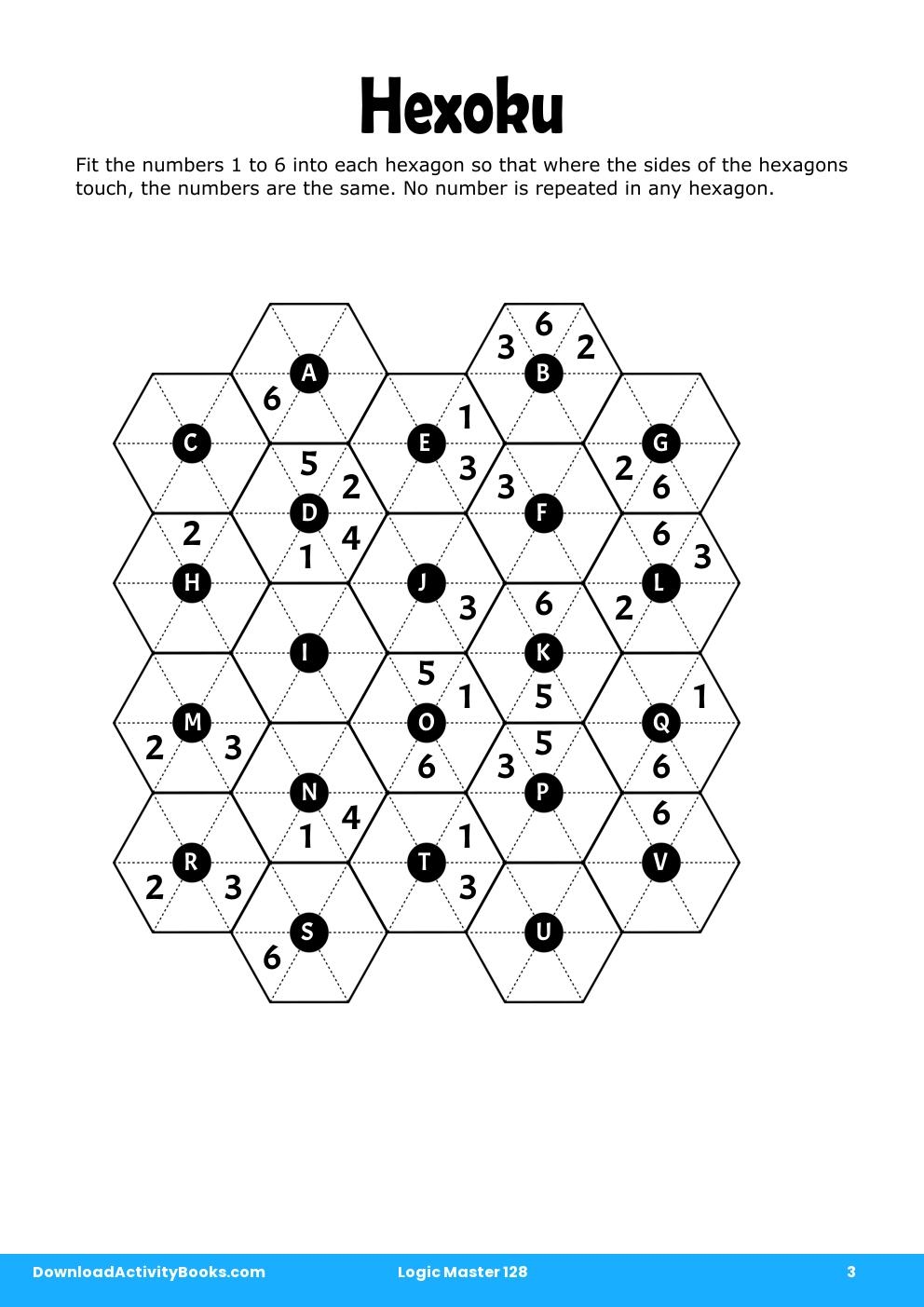 Hexoku in Logic Master 128