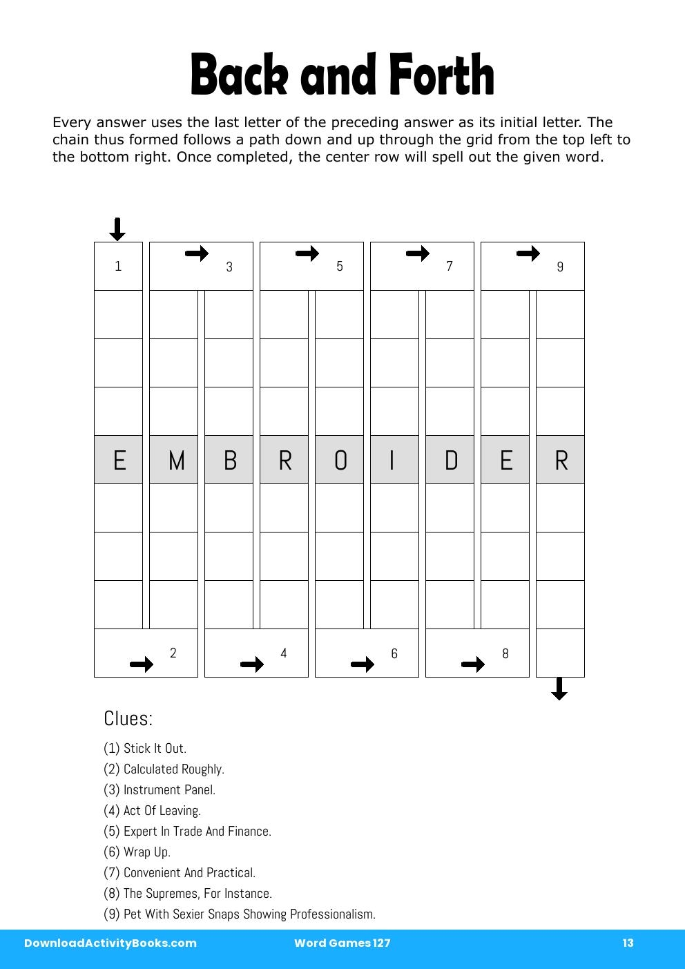 Back and Forth in Word Games 127