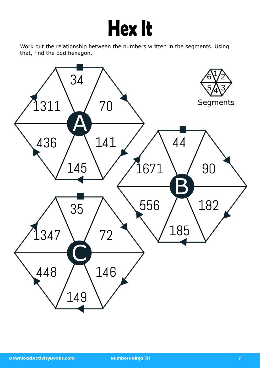 Hex It in Numbers Ninja 131