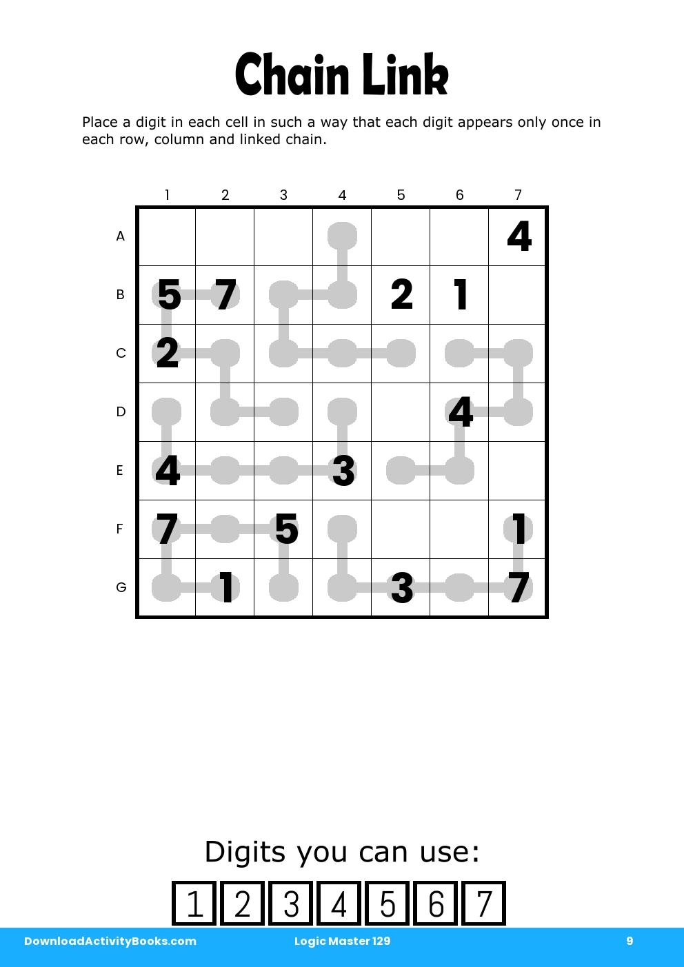 Chain Link in Logic Master 129