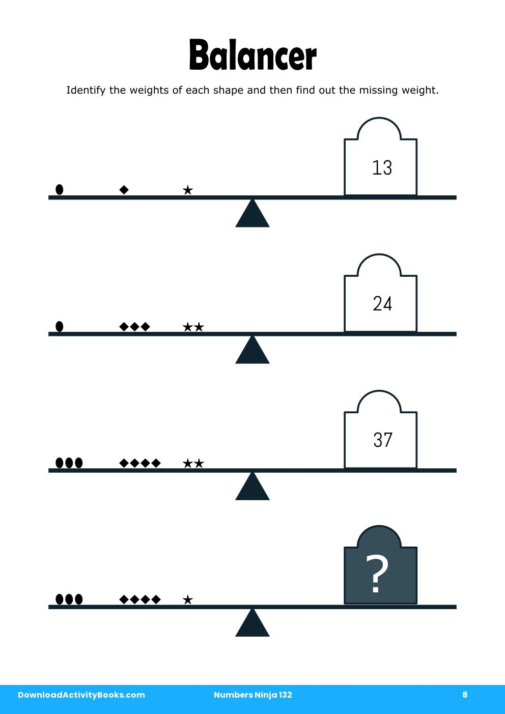 Balancer in Numbers Ninja 132