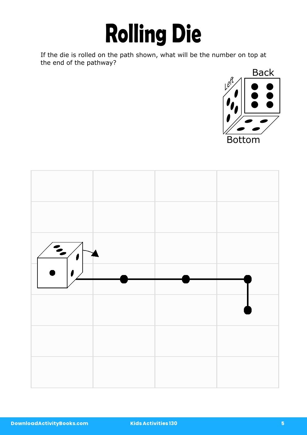 Rolling Die in Kids Activities 130