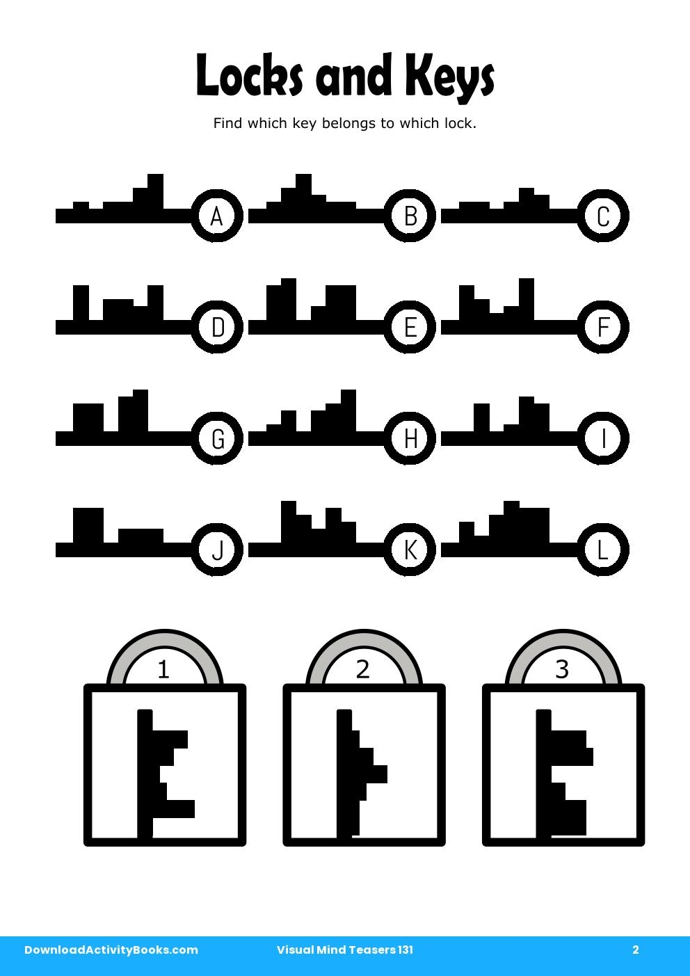 Locks and Keys in Visual Mind Teasers 131