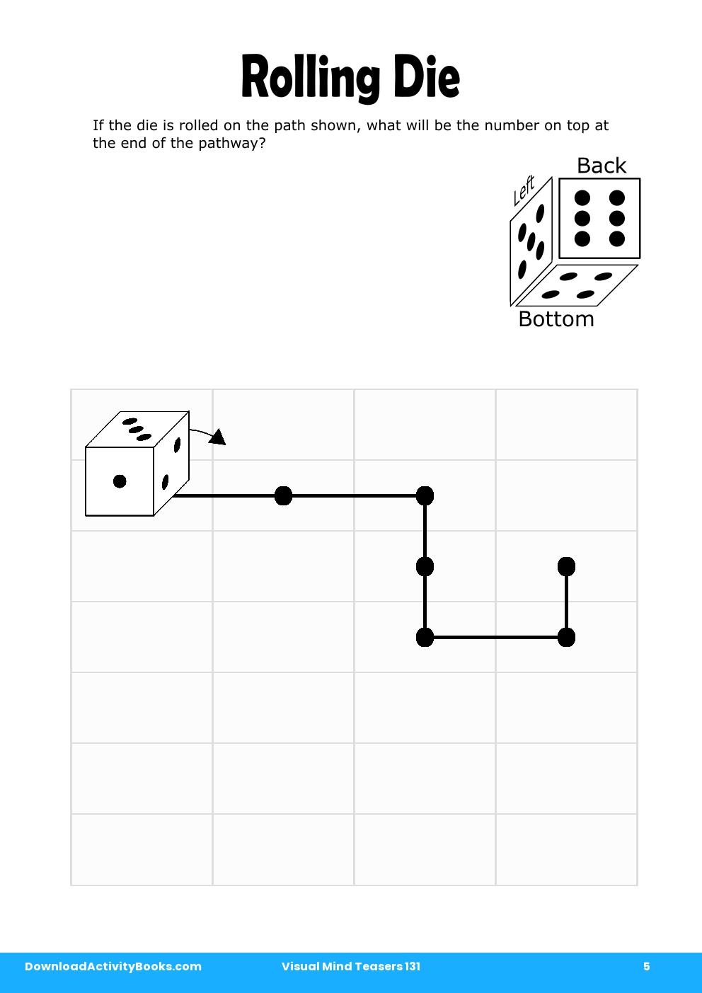 Rolling Die in Visual Mind Teasers 131