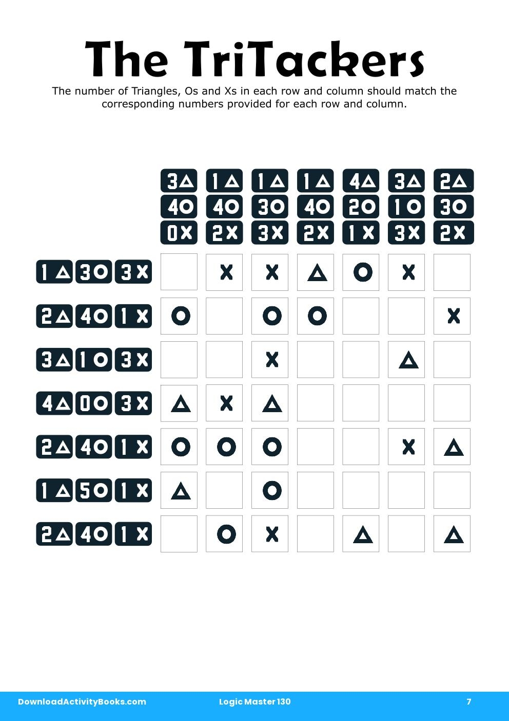 The TriTackers in Logic Master 130