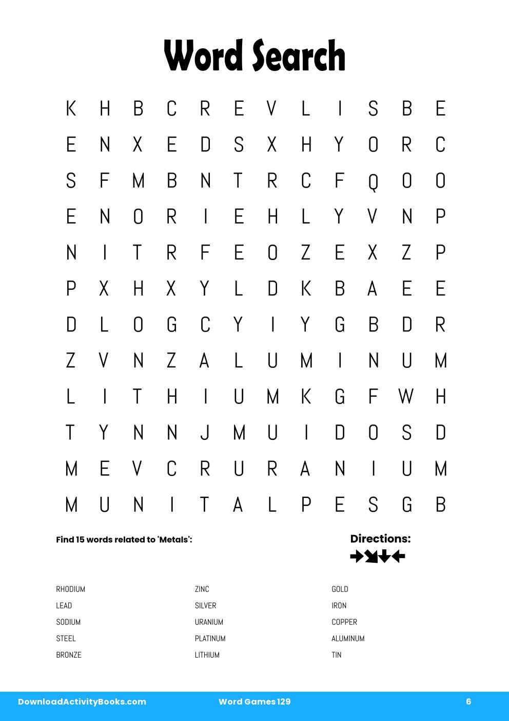 Word Search in Word Games 129