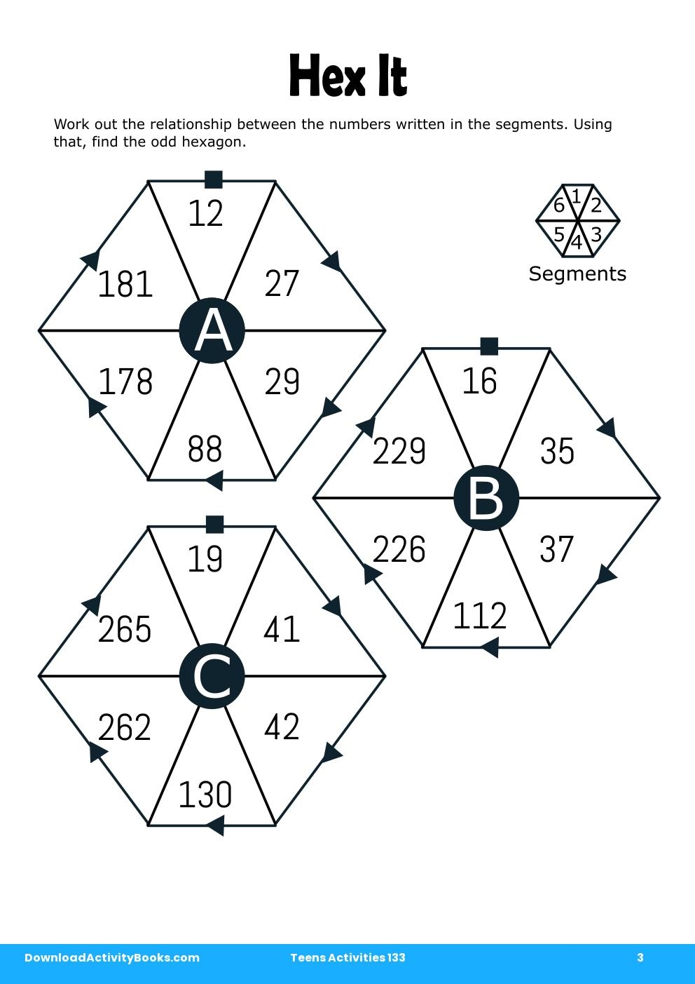 Hex It in Teens Activities 133