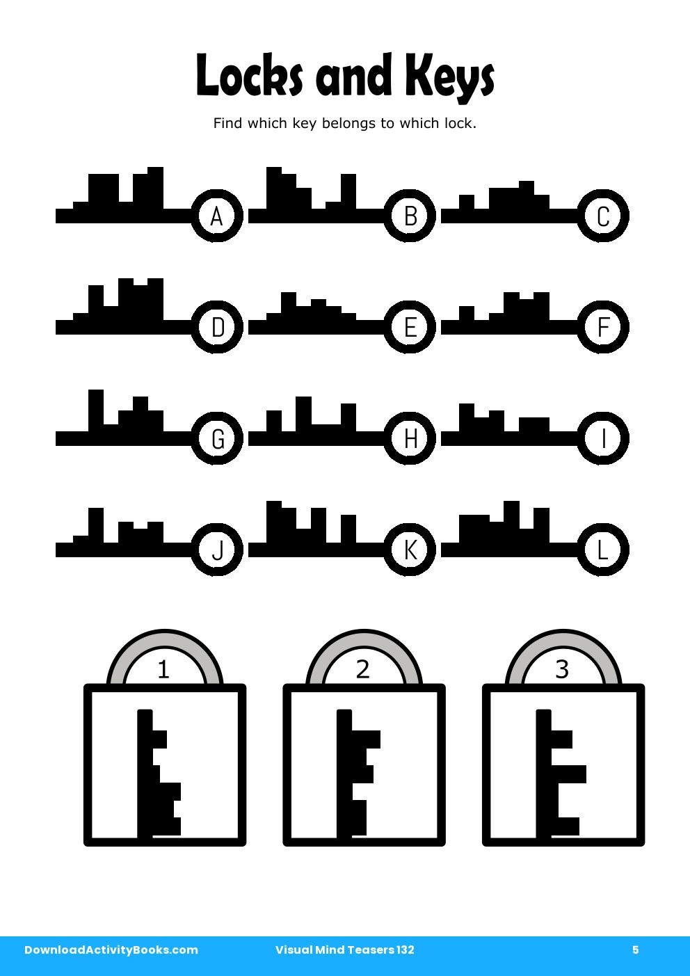 Locks and Keys in Visual Mind Teasers 132