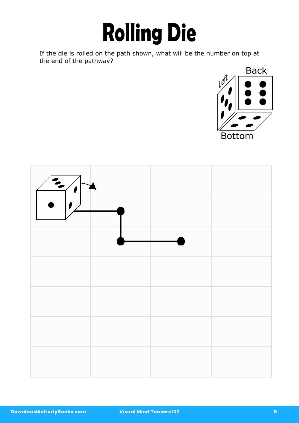 Rolling Die in Visual Mind Teasers 132