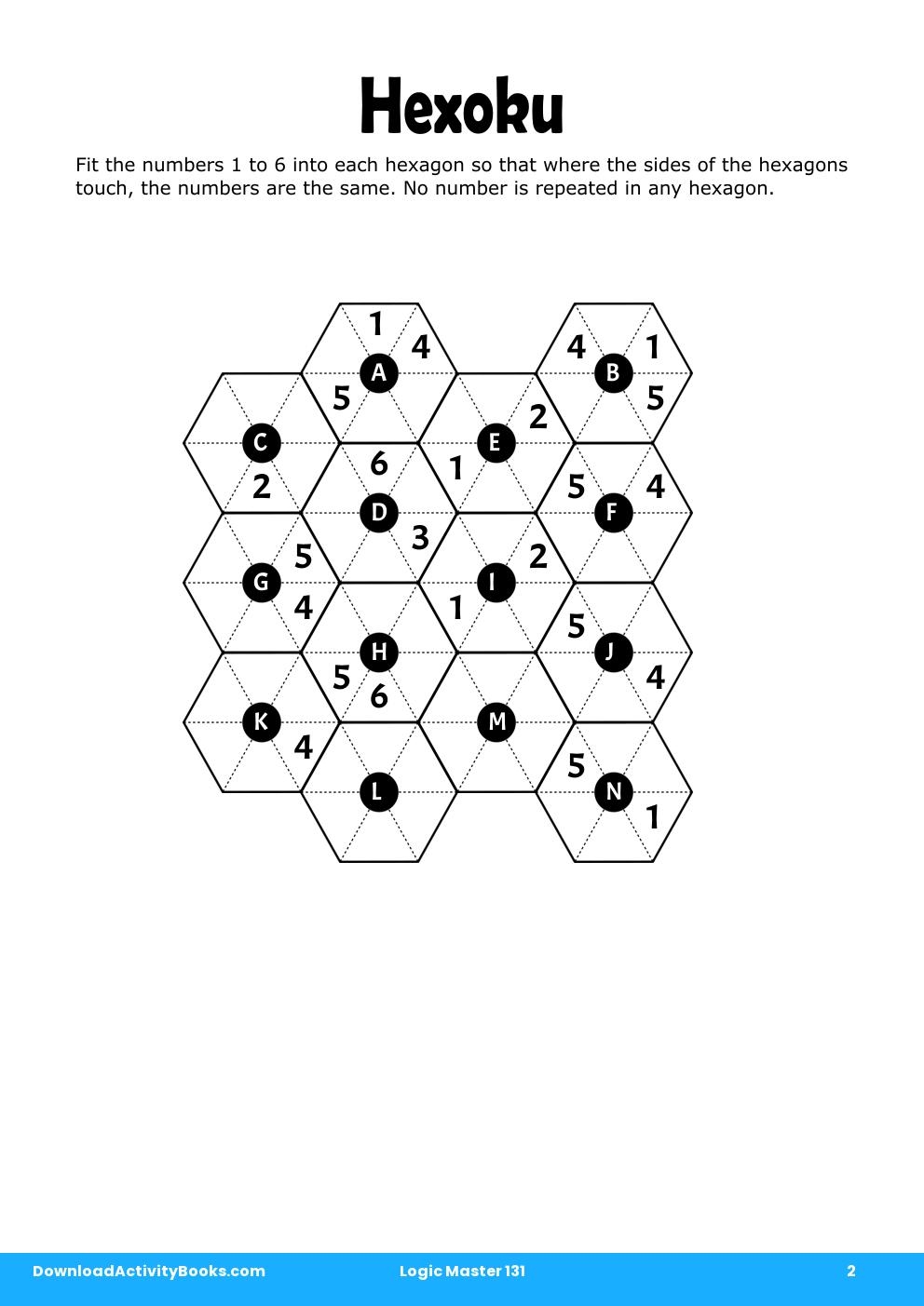 Hexoku in Logic Master 131