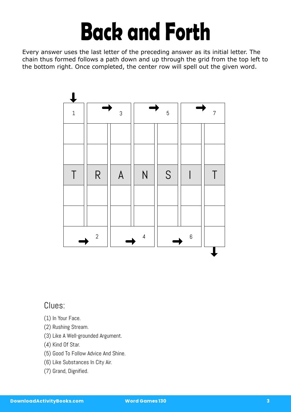 Back and Forth in Word Games 130