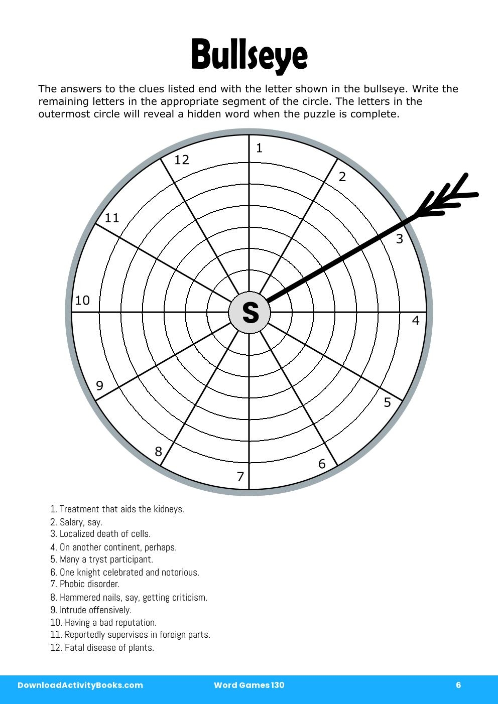 Bullseye in Word Games 130