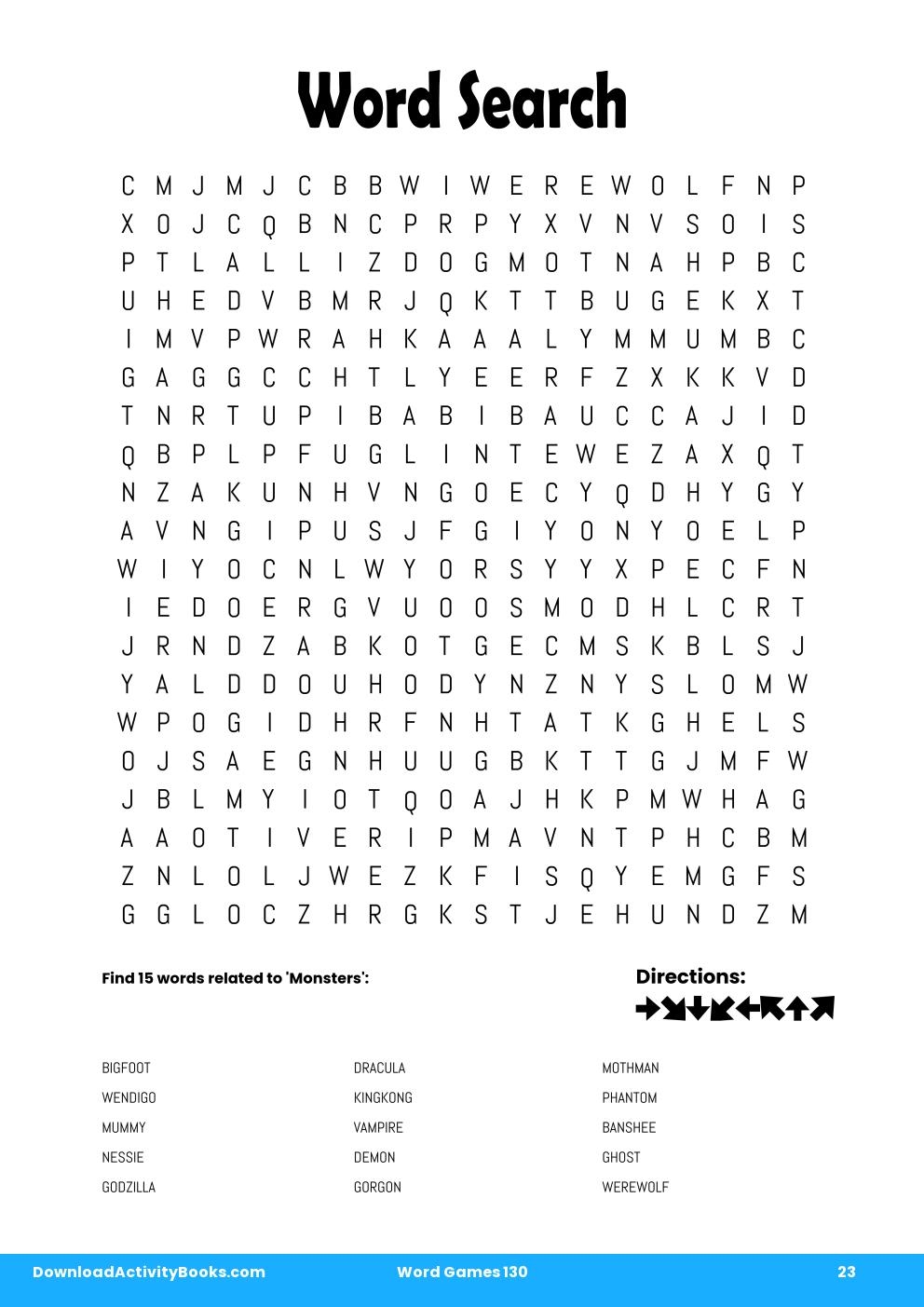 Word Search in Word Games 130