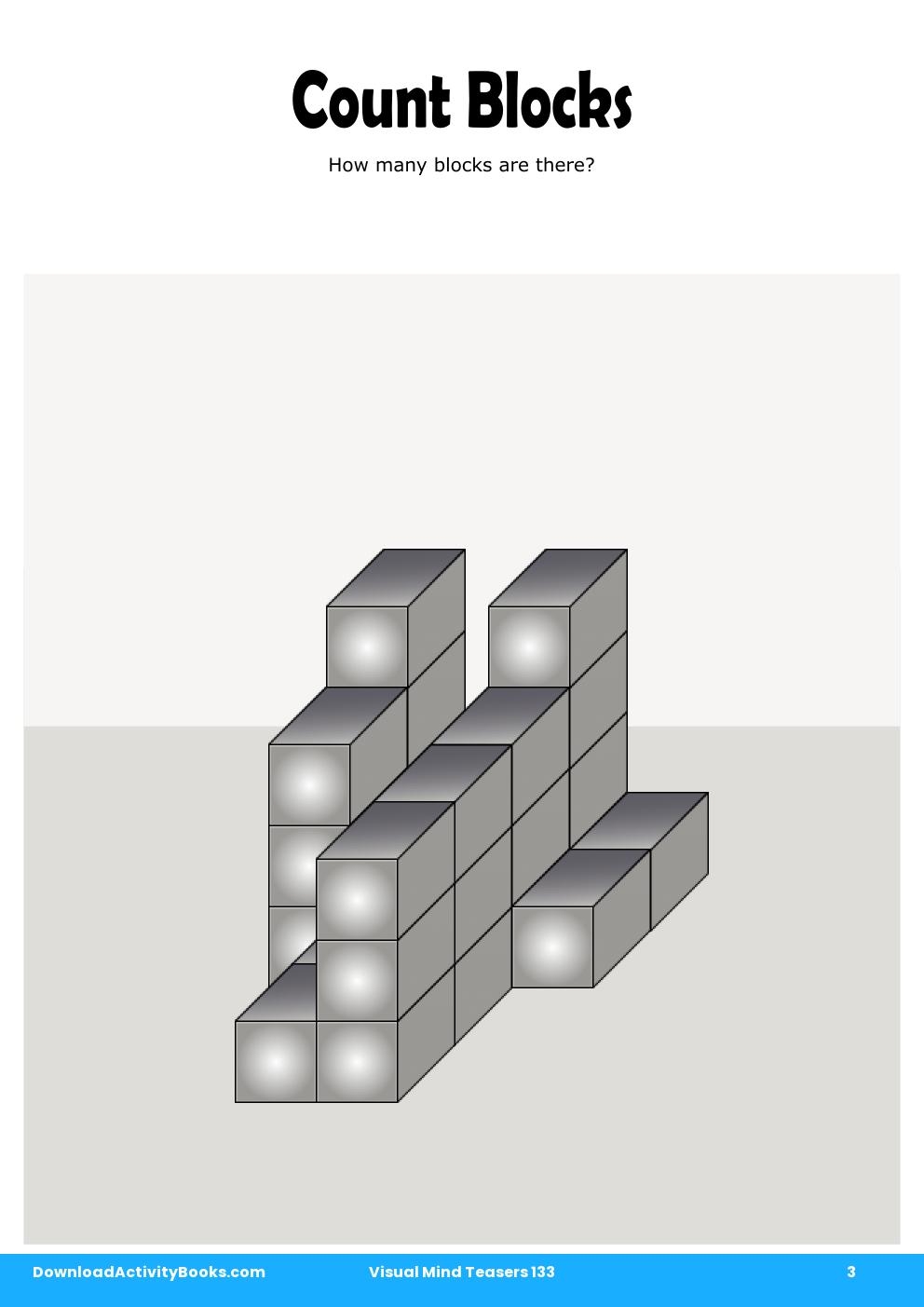 Count Blocks in Visual Mind Teasers 133