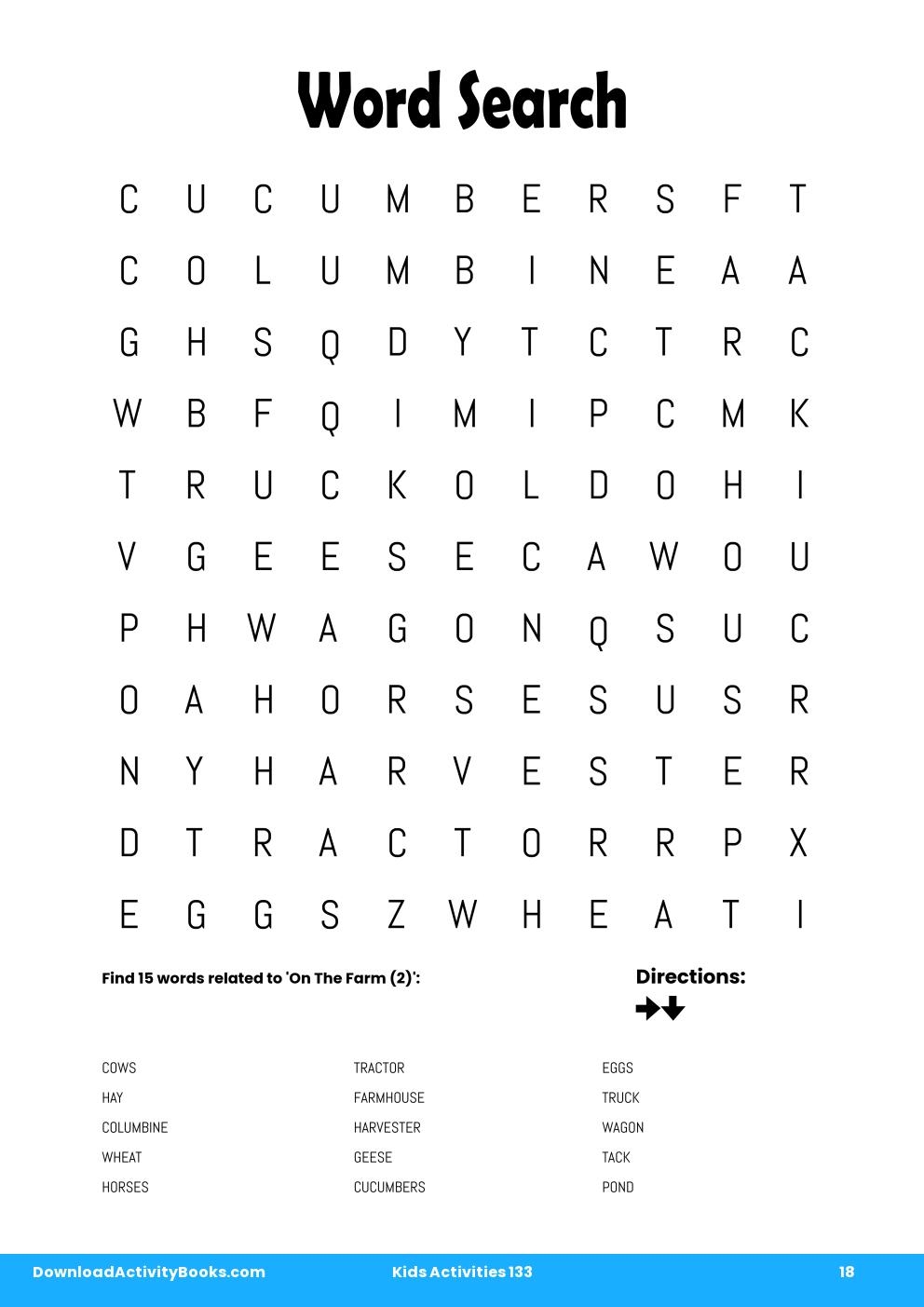 Word Search in Kids Activities 133