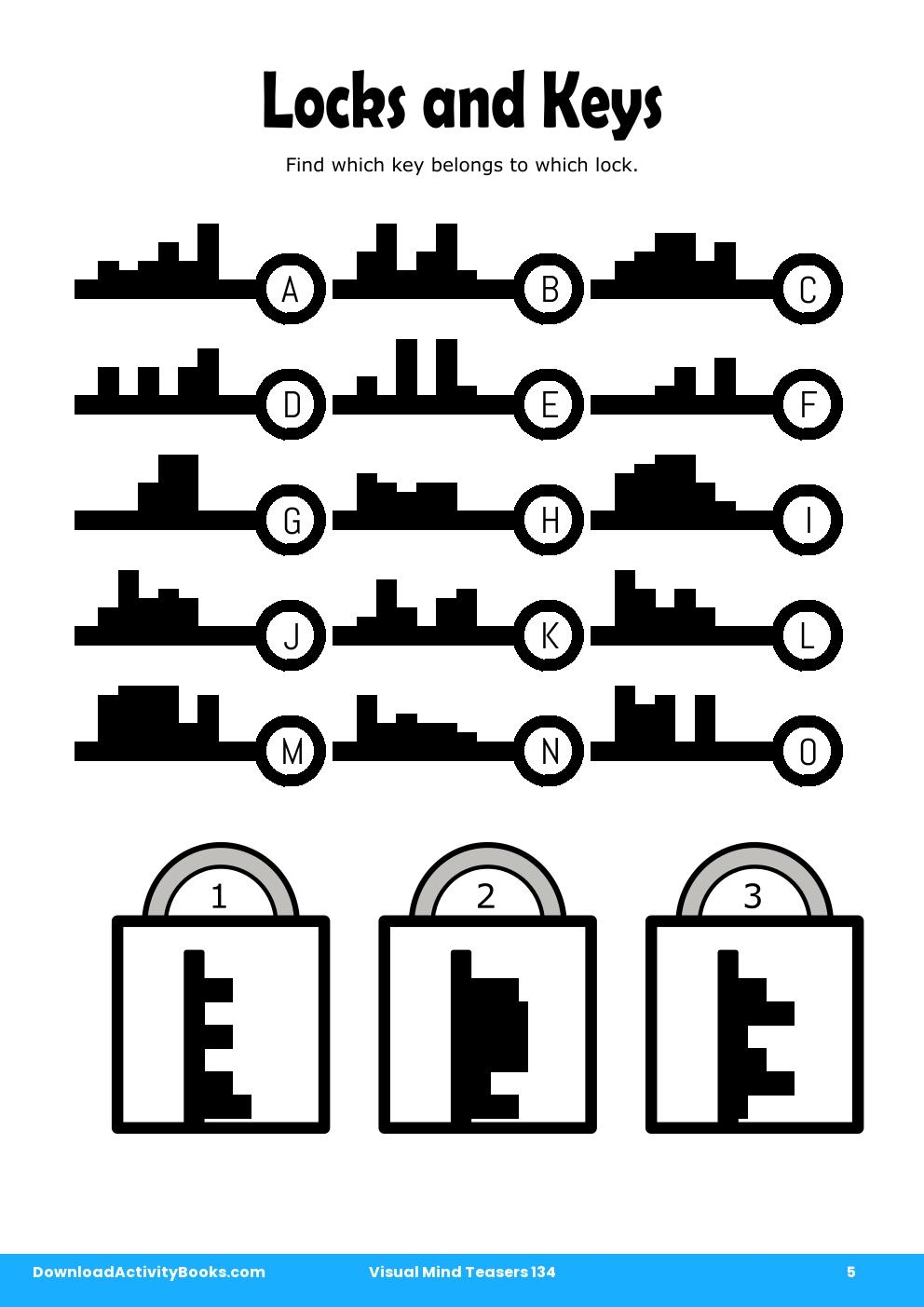 Locks and Keys in Visual Mind Teasers 134