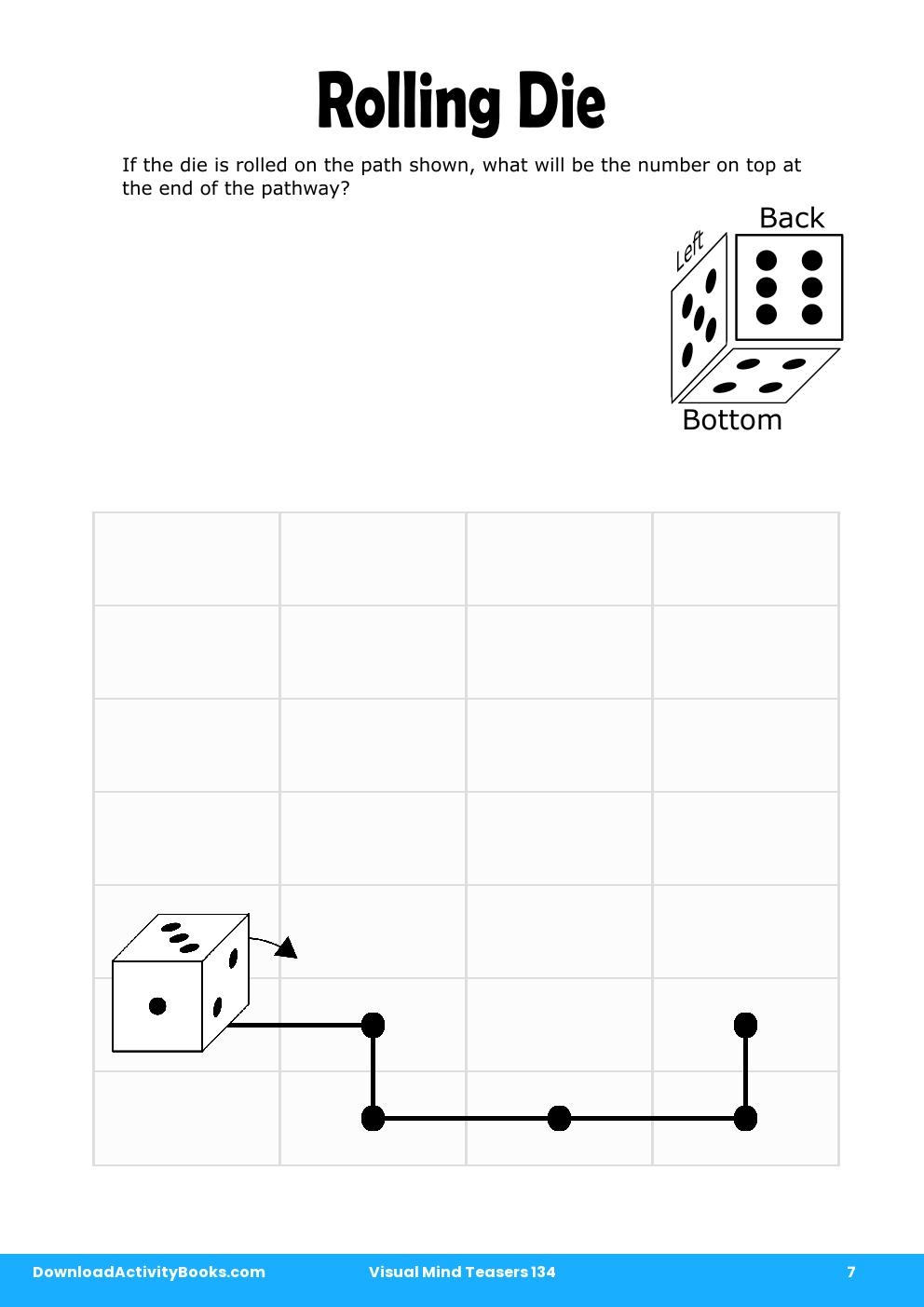 Rolling Die in Visual Mind Teasers 134