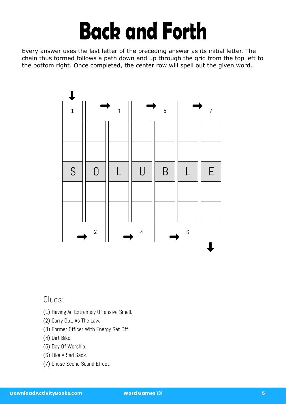 Back and Forth in Word Games 131