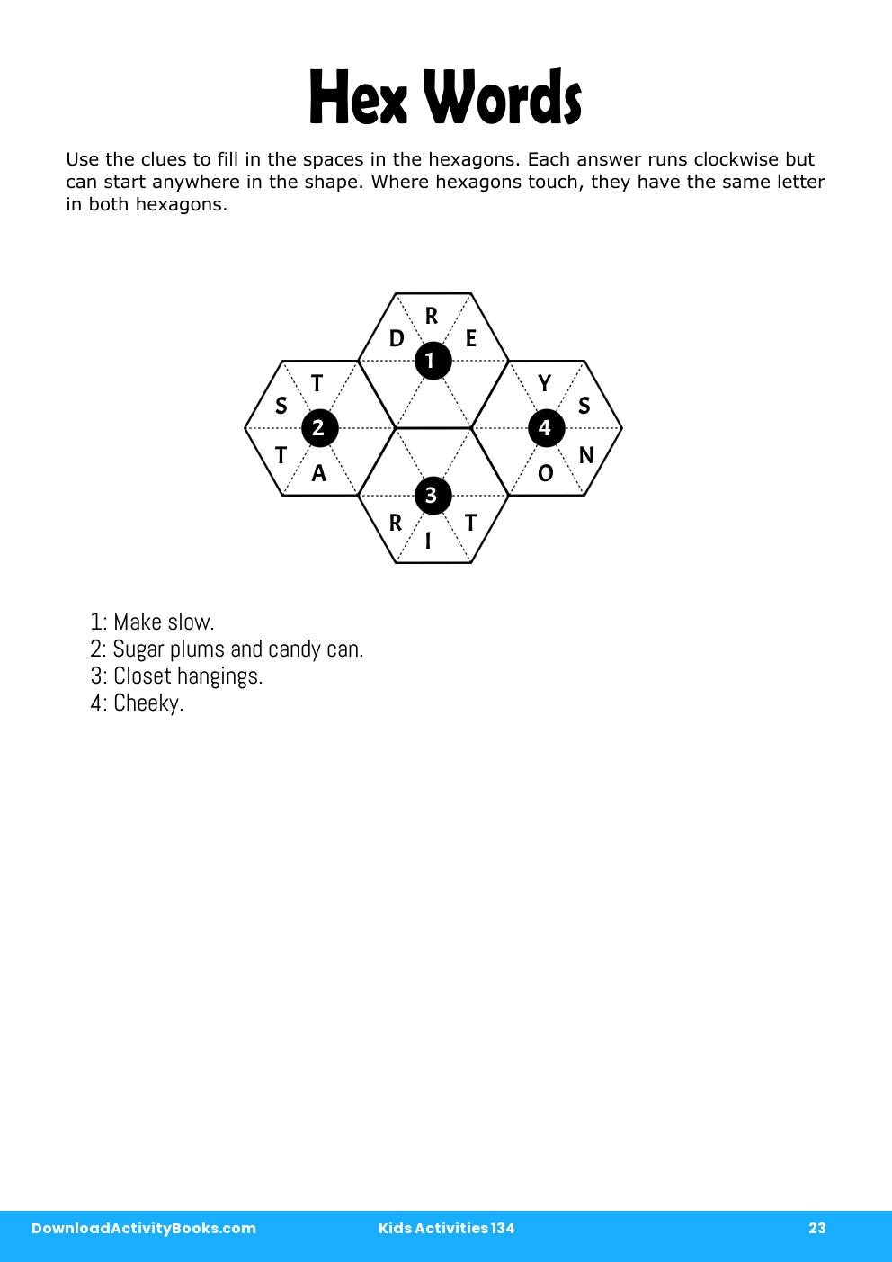 Hex Words in Kids Activities 134