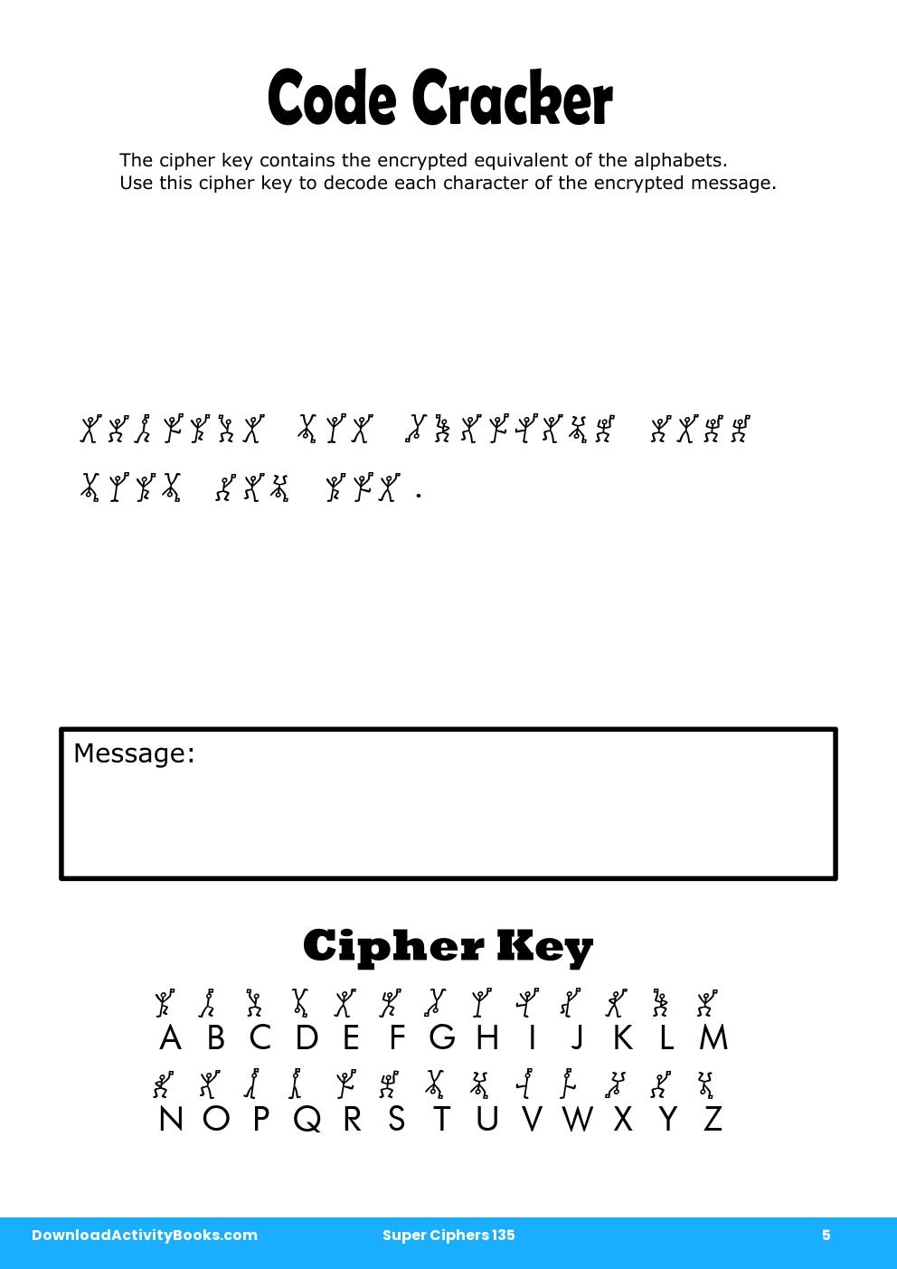 Code Cracker in Super Ciphers 135