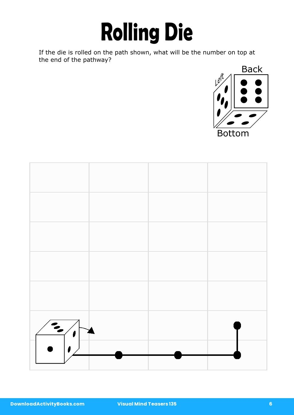 Rolling Die in Visual Mind Teasers 135