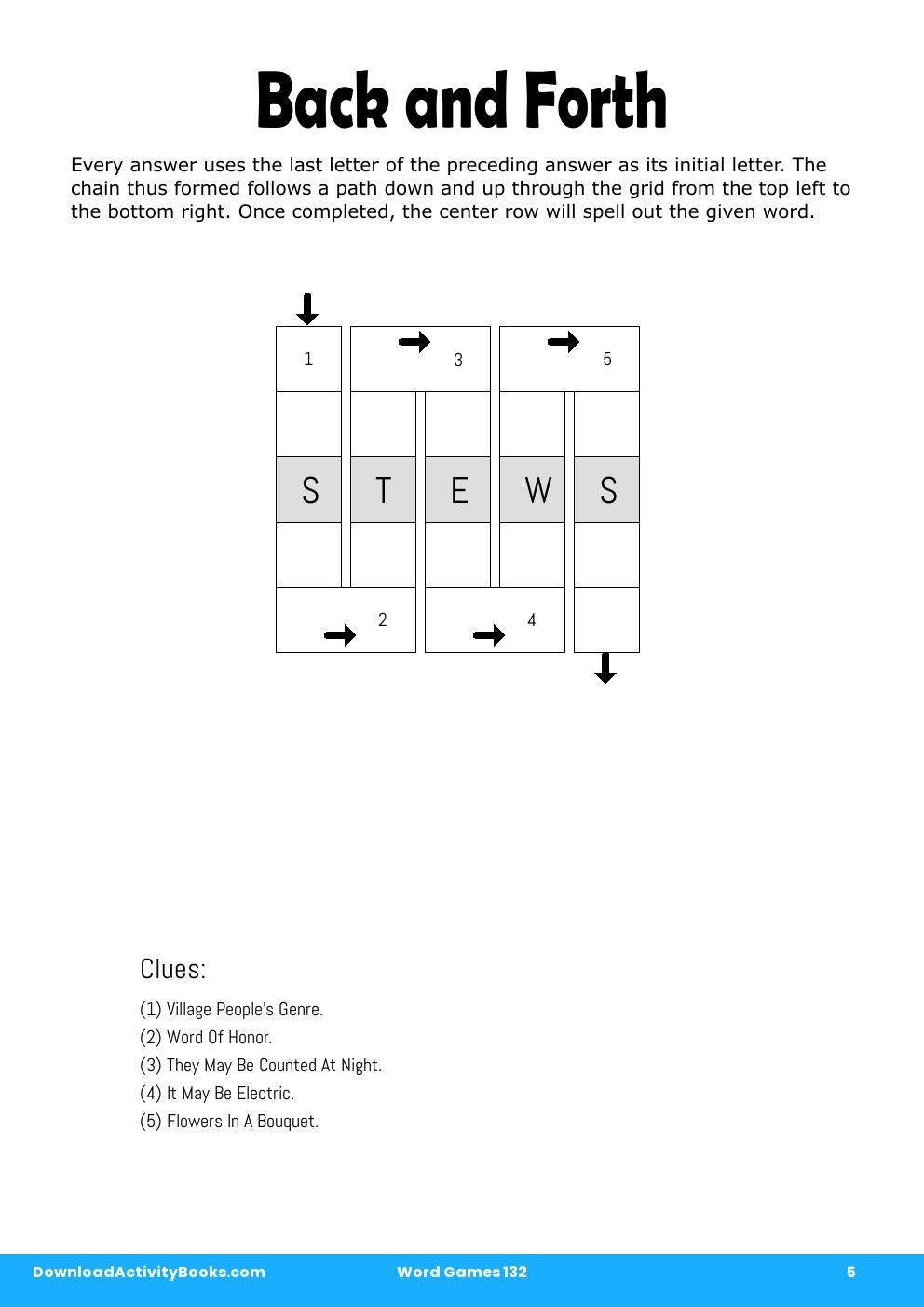 Back and Forth in Word Games 132