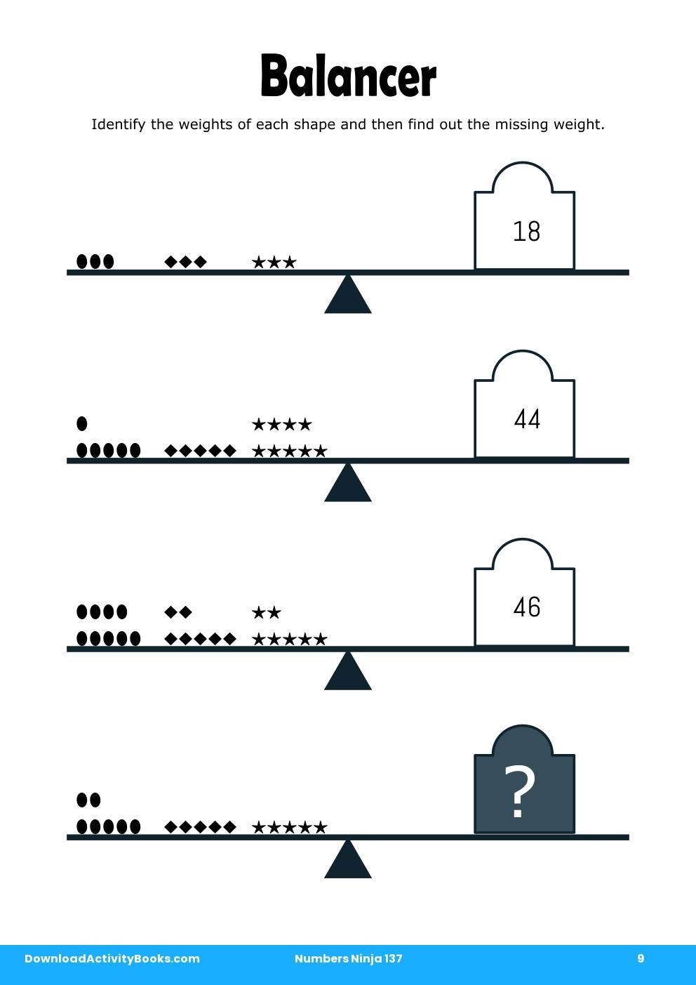 Balancer in Numbers Ninja 137