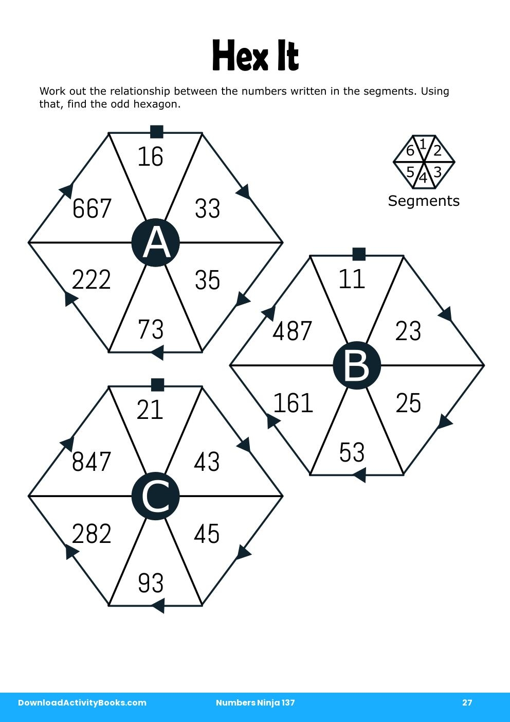 Hex It in Numbers Ninja 137