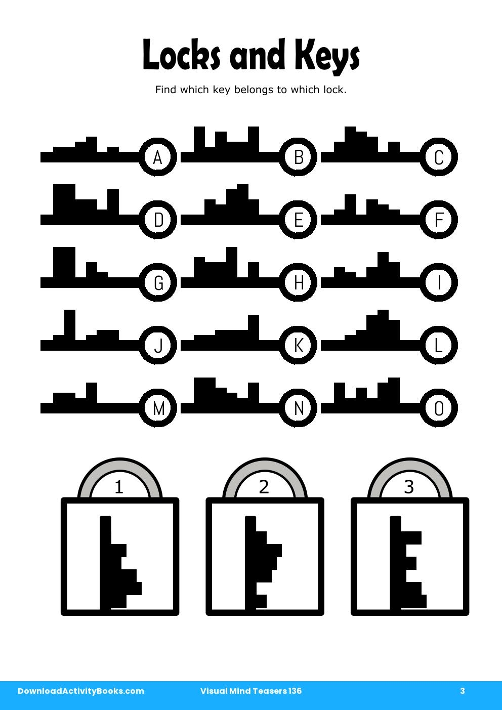 Locks and Keys in Visual Mind Teasers 136