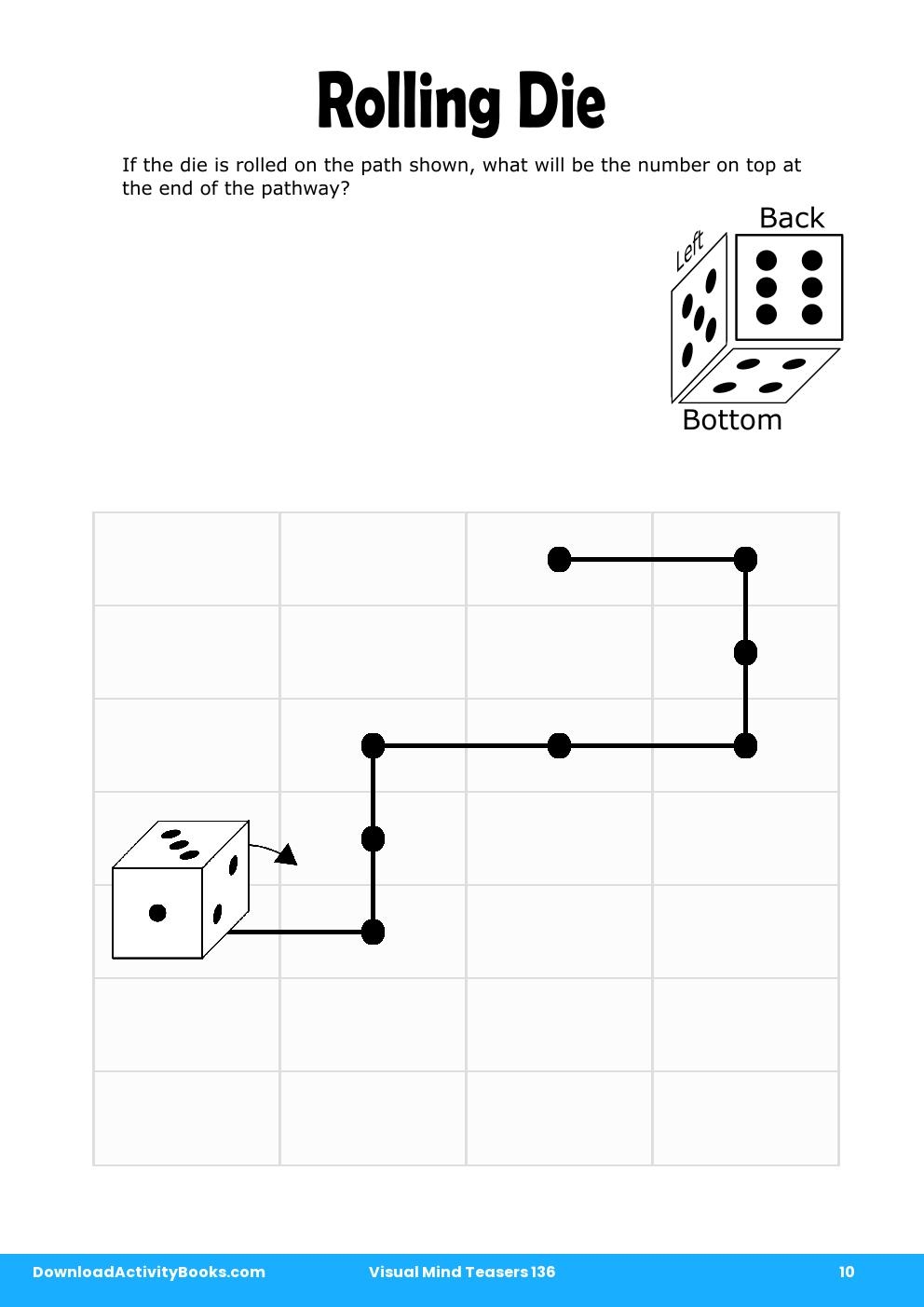 Rolling Die in Visual Mind Teasers 136