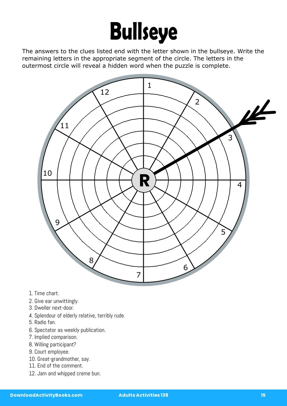 Bullseye in Adults Activities 138