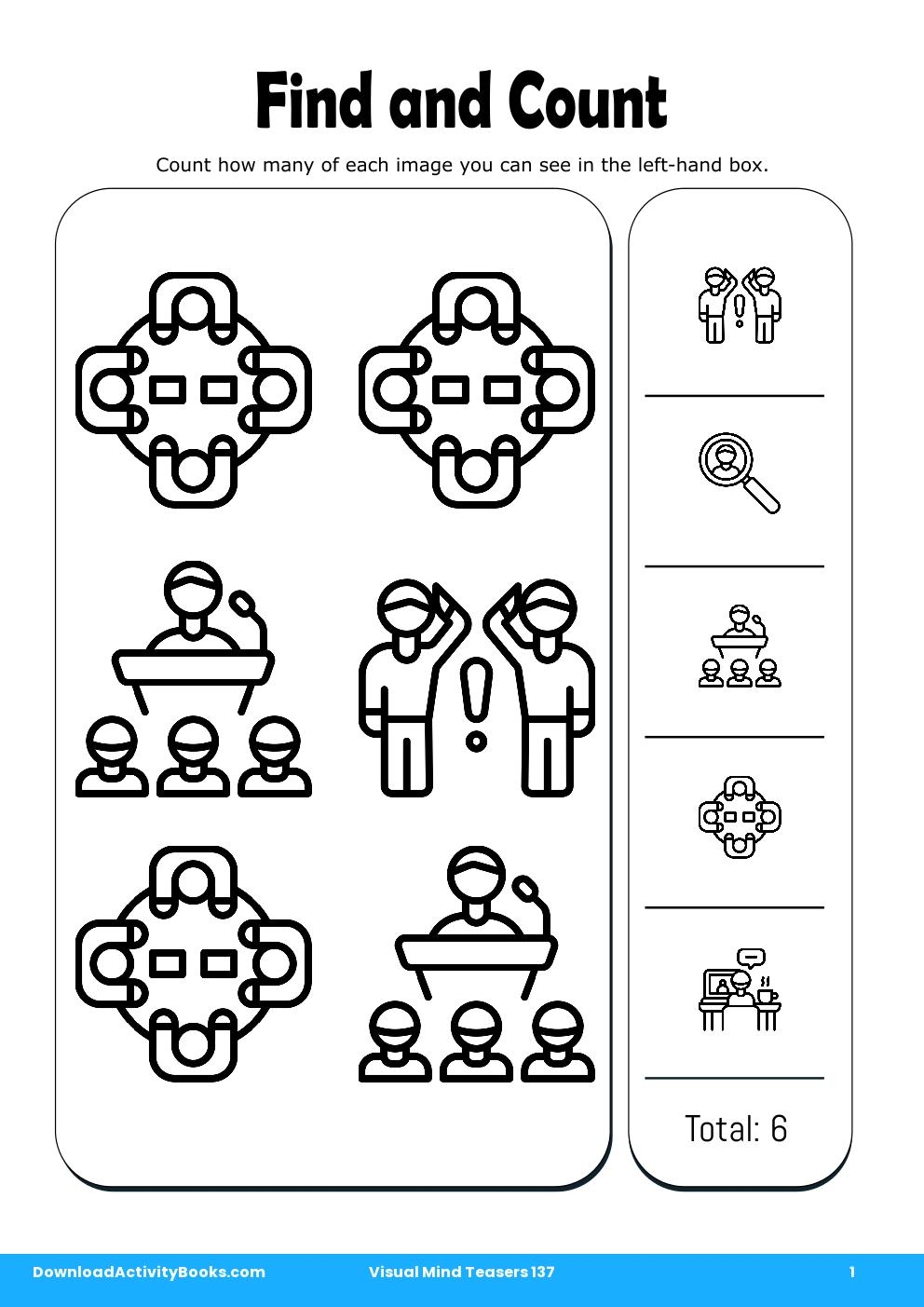 Find and Count in Visual Mind Teasers 137