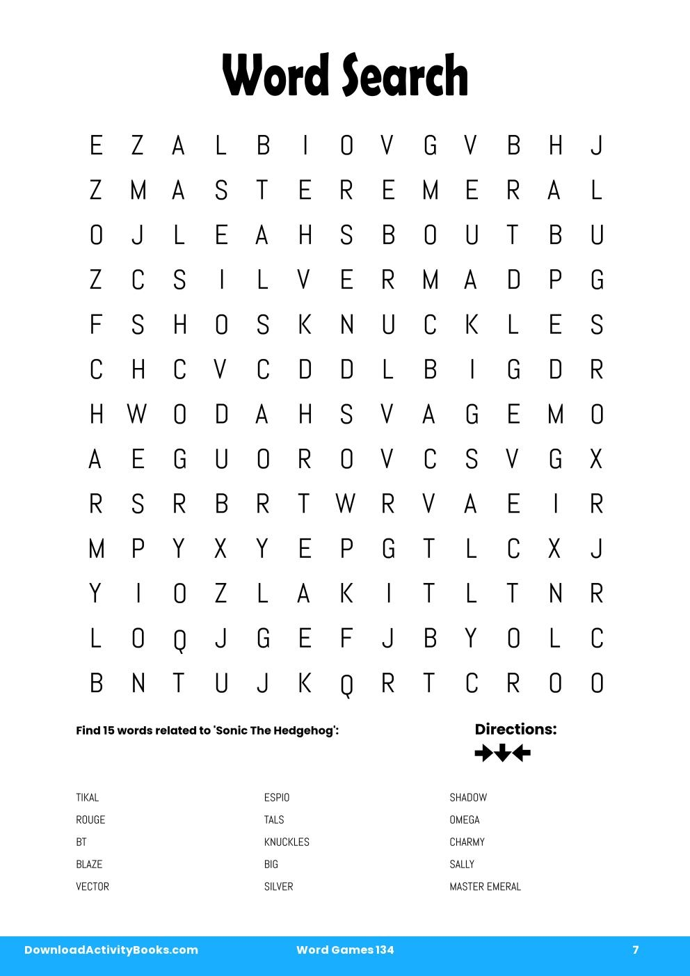 Word Search in Word Games 134