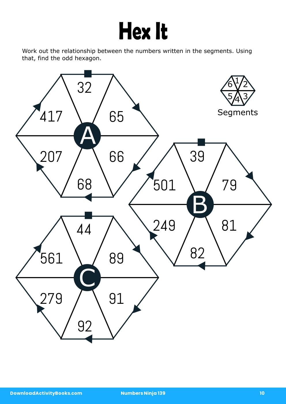 Hex It in Numbers Ninja 139