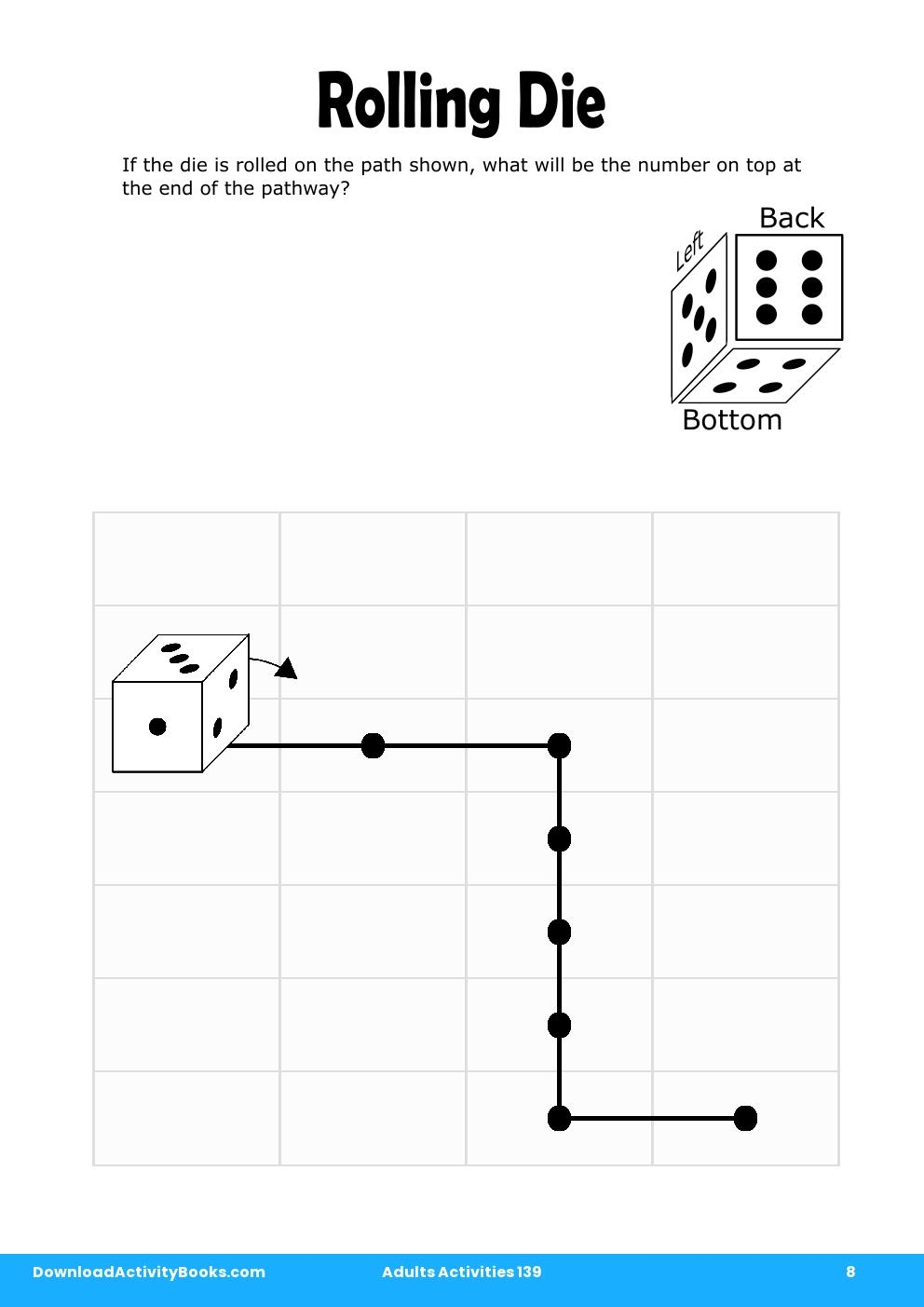 Rolling Die in Adults Activities 139