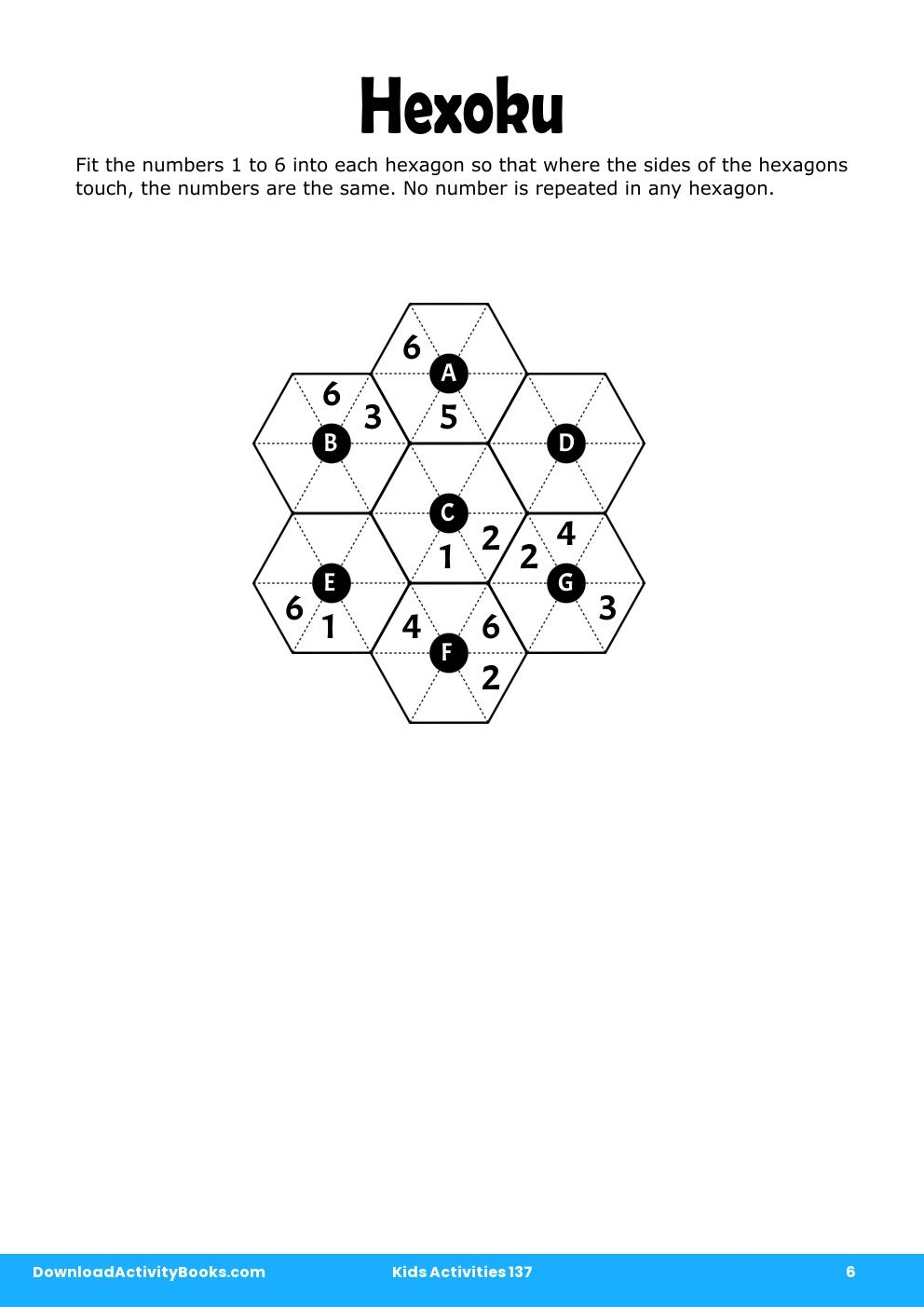 Hexoku in Kids Activities 137