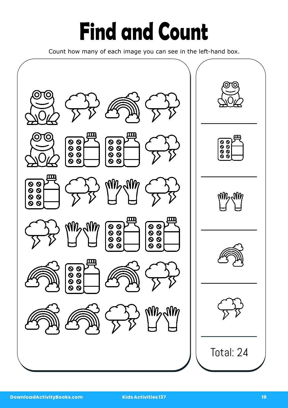 Find and Count in Kids Activities 137