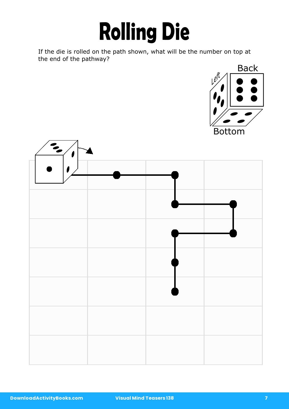 Rolling Die in Visual Mind Teasers 138