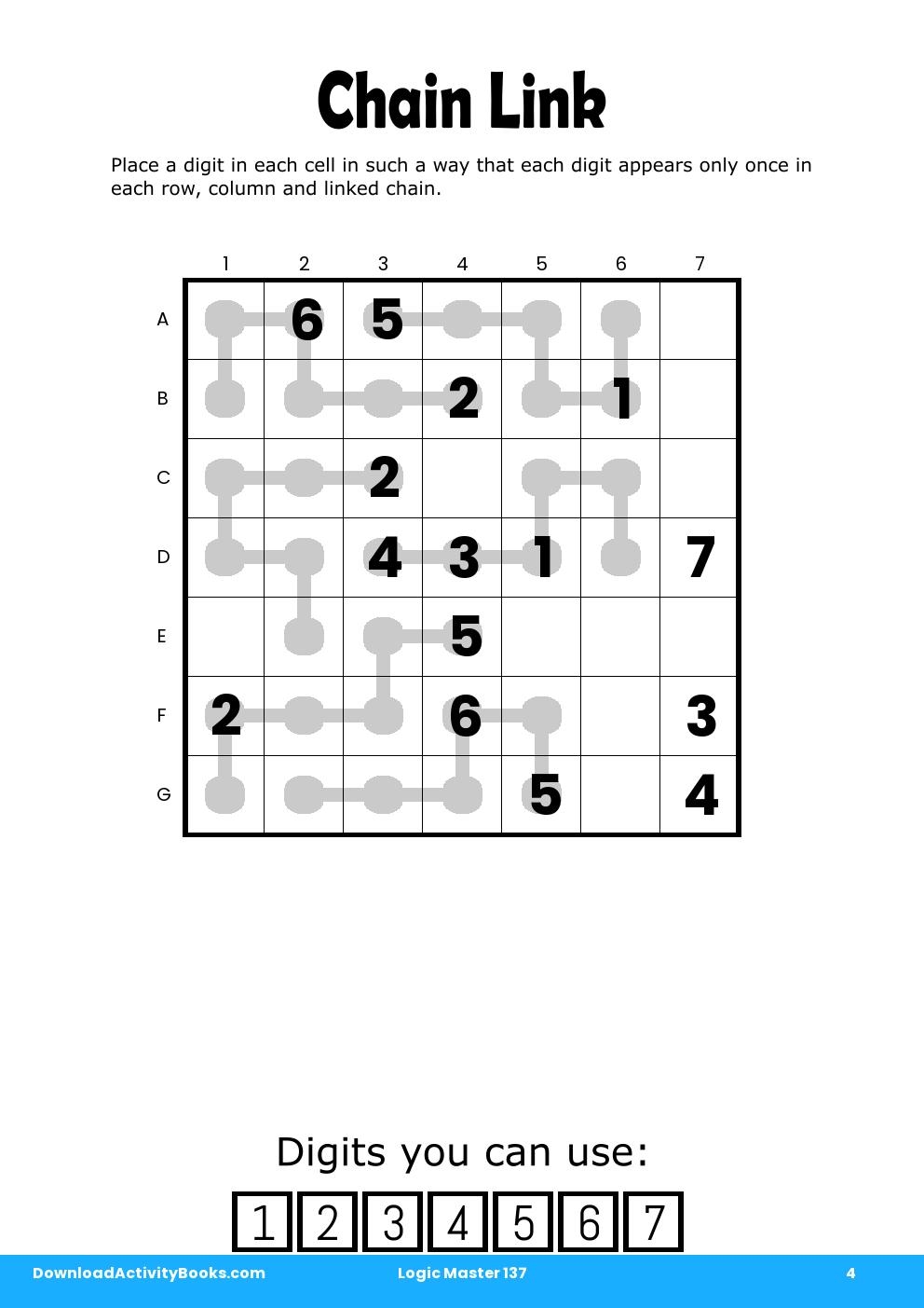 Chain Link in Logic Master 137