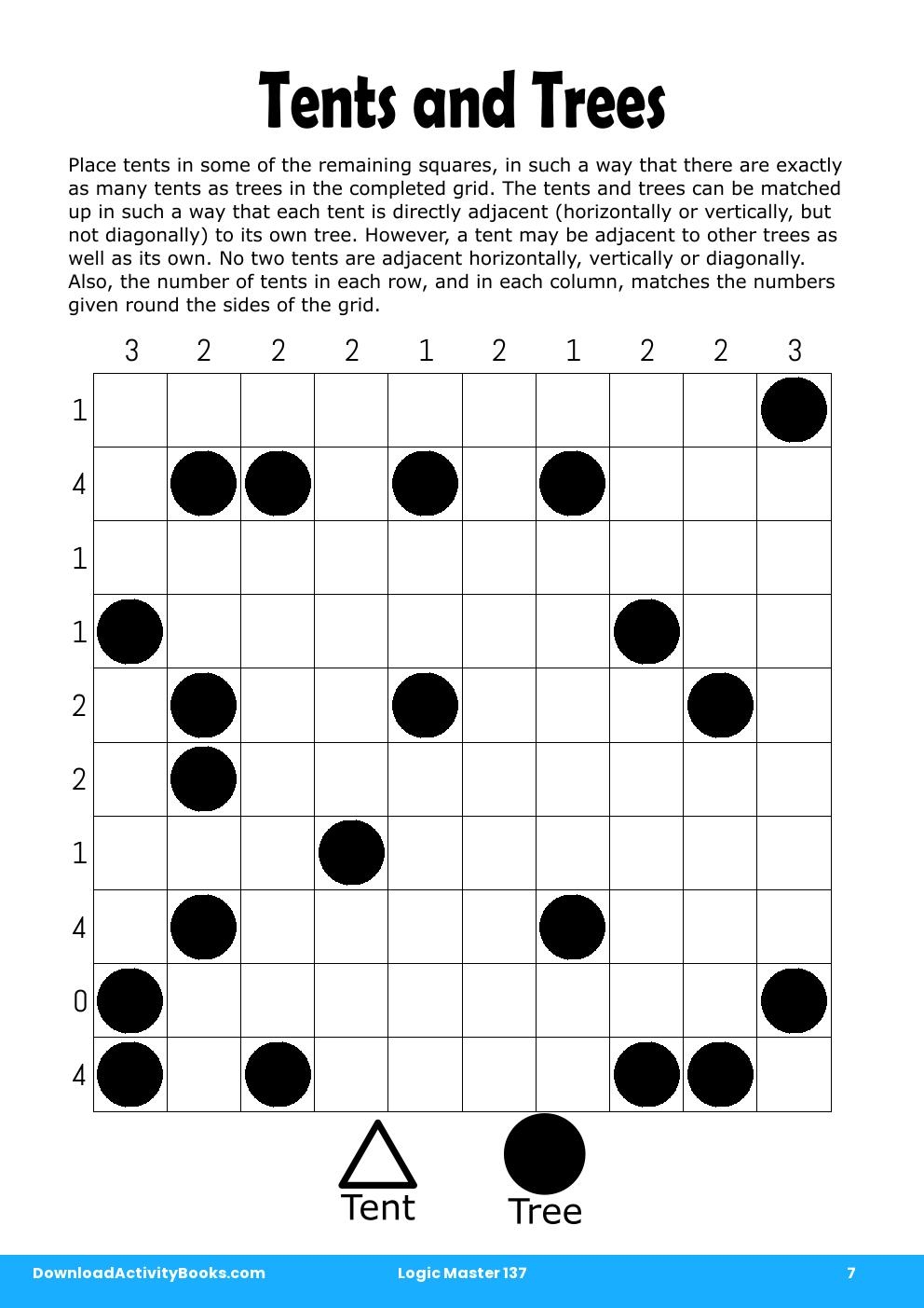 Tents and Trees in Logic Master 137