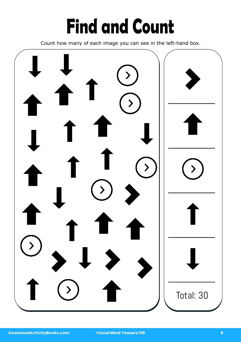 Find and Count in Visual Mind Teasers 139