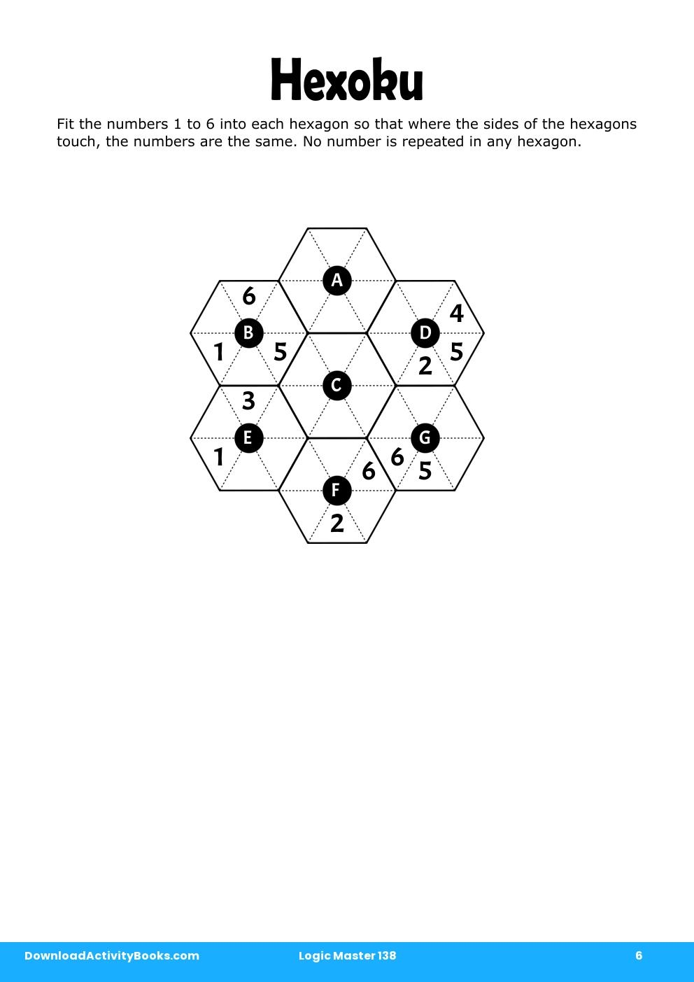 Hexoku in Logic Master 138