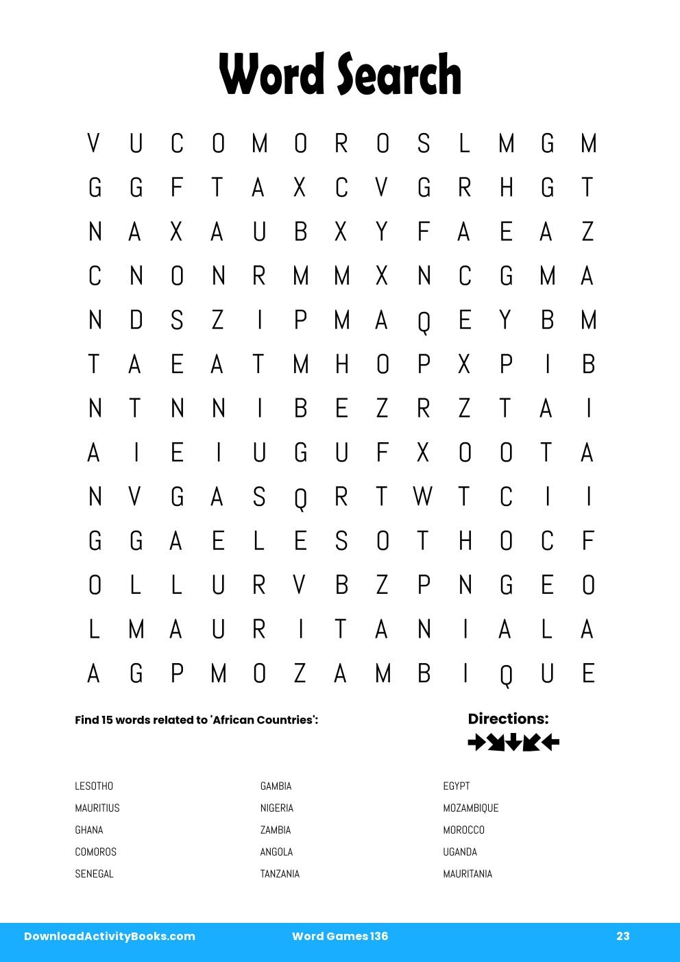 Word Search in Word Games 136